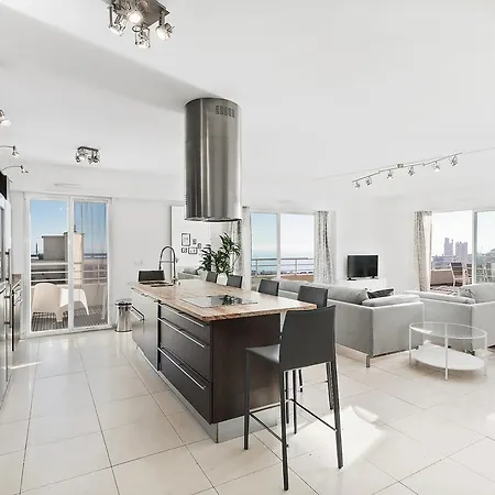 Luxury Monaco Sea View Penthouse Le Lord 아파트